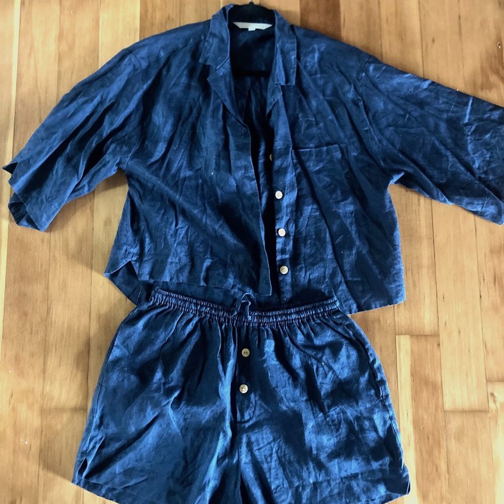 Home Bodii Linen Pajamas - Small